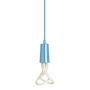 Lámpara colgante-PLUMEN-PLUMEN - Suspension Bleu et Ampoule Baby 001 | Sus